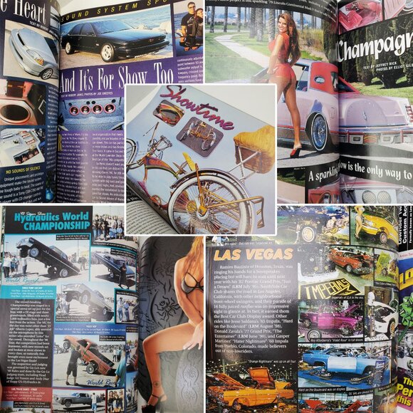 Lowrider Magazine Vintage January 1999 Las Vegas Super Show Bubble Impala 90s - Picture 4 of 10